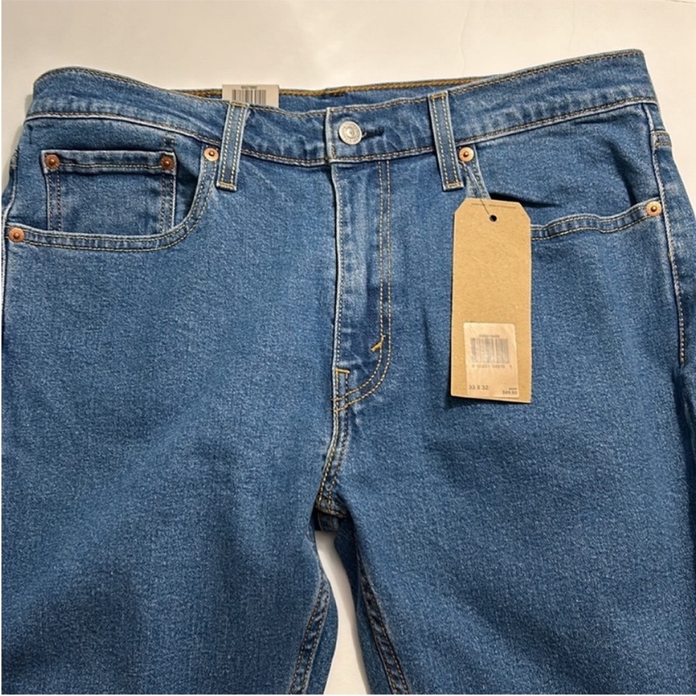 Levi’s 33 x 32 Jeans 527 Slim fit Bootcut Stretch in medium wash NWT - Picture 2 of 9